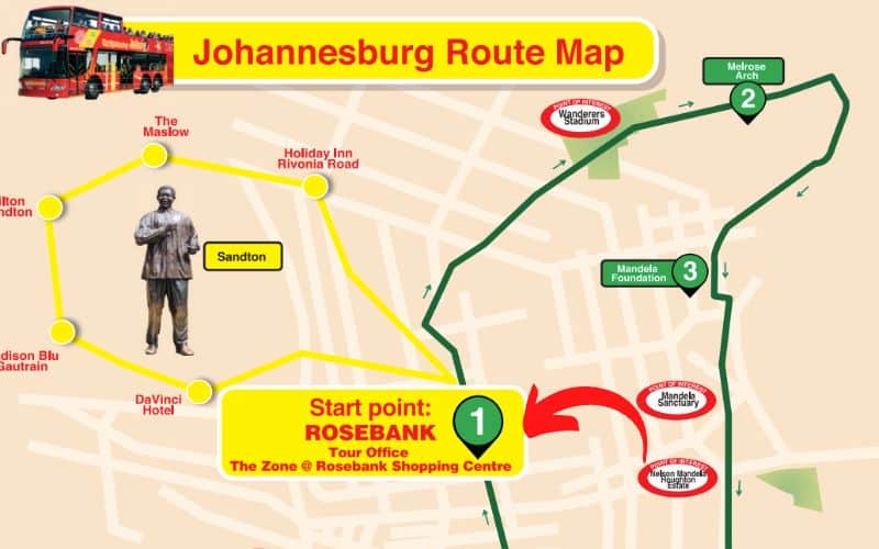 Linha de transferência para os Hotéis em Joanesburgo