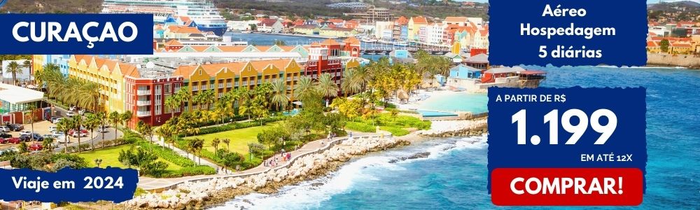 Promoção do Hurb para Curaçao