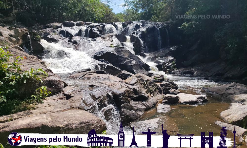 Cachoeira Meia Lua em Pirenópolis, Goiás