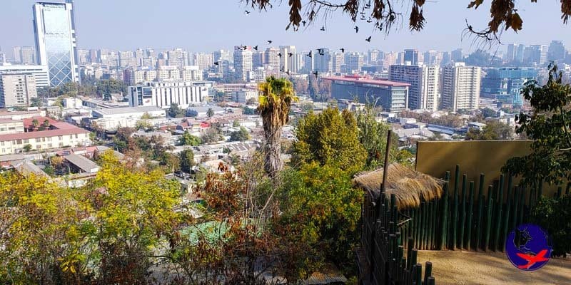 Vista de Santiago pelo Zoológico de santiago