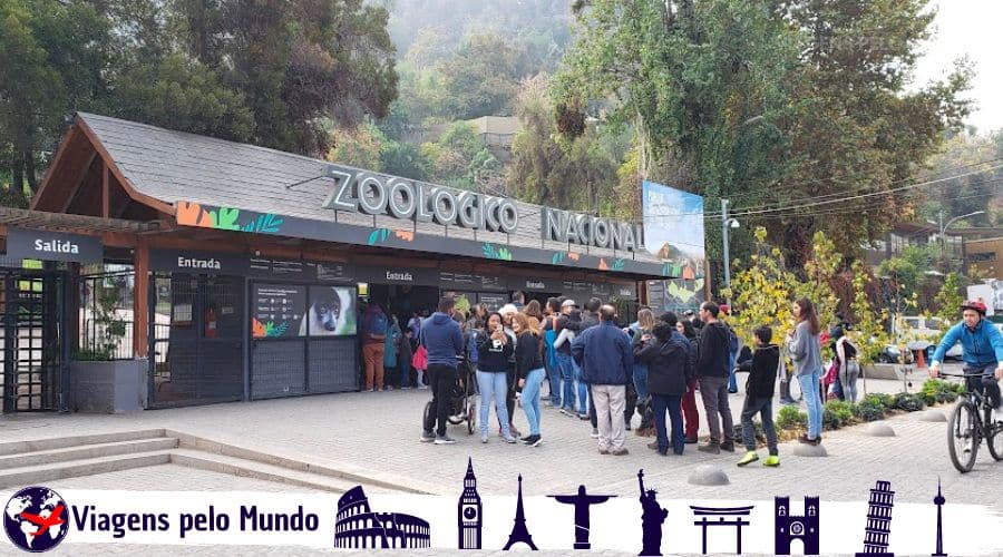 Entrada do Zoológico de Santiago do Chile