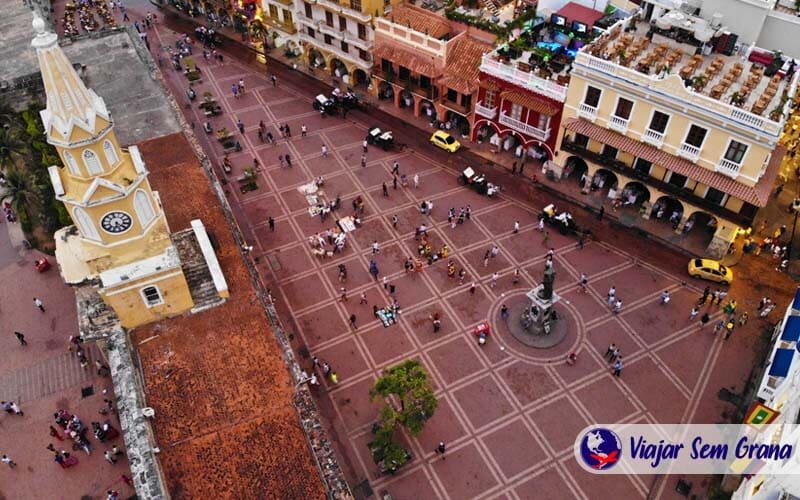 Praça de Los Coches em Cartagena