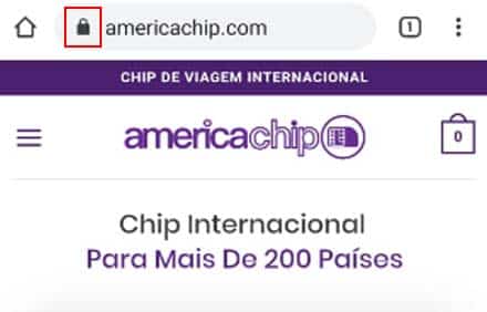 America chip com certificado https