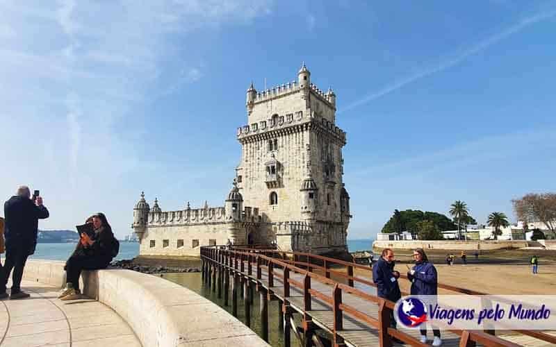 Entrada da Torre de Belém em Lisboa