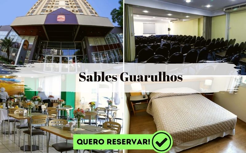 Fotos do Hotel Sables próximo ao Bosque Maia em Guarulhos