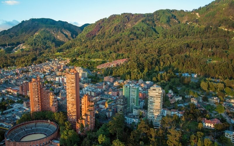 Bogotá é uma das principais cidades da Colômbia