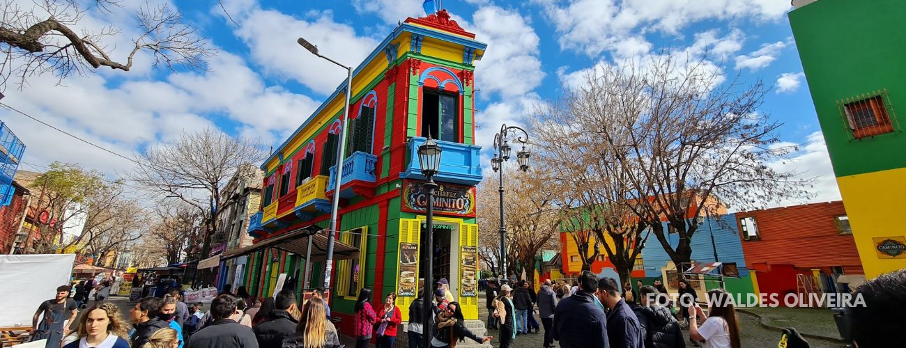 Caminito em Buenos Aires, uma das cidades da Argentina mais turísticas do país