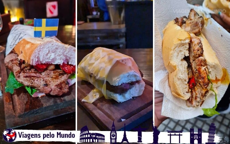 Sanduíches de Bondiola em Buenos Aires