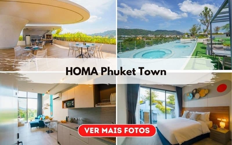 Preço do hotel confortável em Phuket na Tailândia