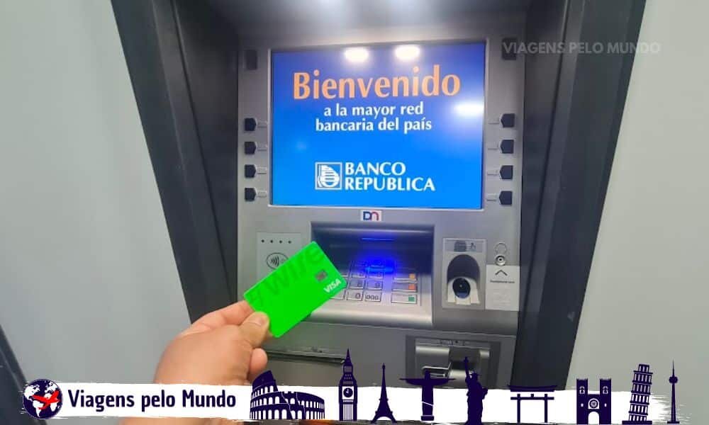 Sacando dinheiro na Argentina