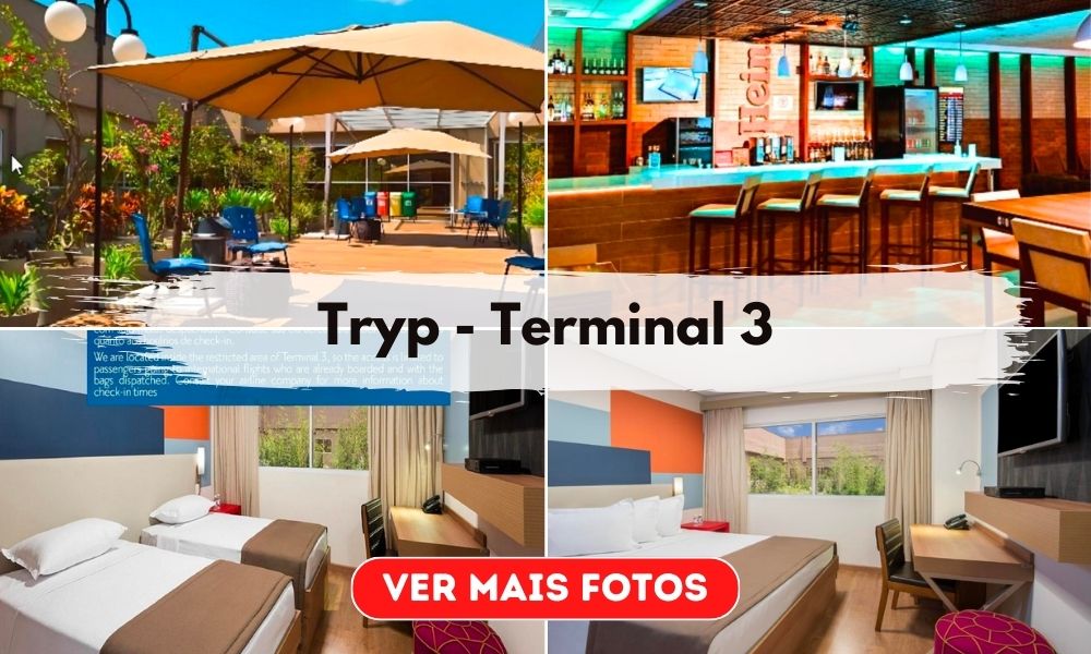 Tryp, hotel no terminal 3 do Aeroporto de Guarulhos