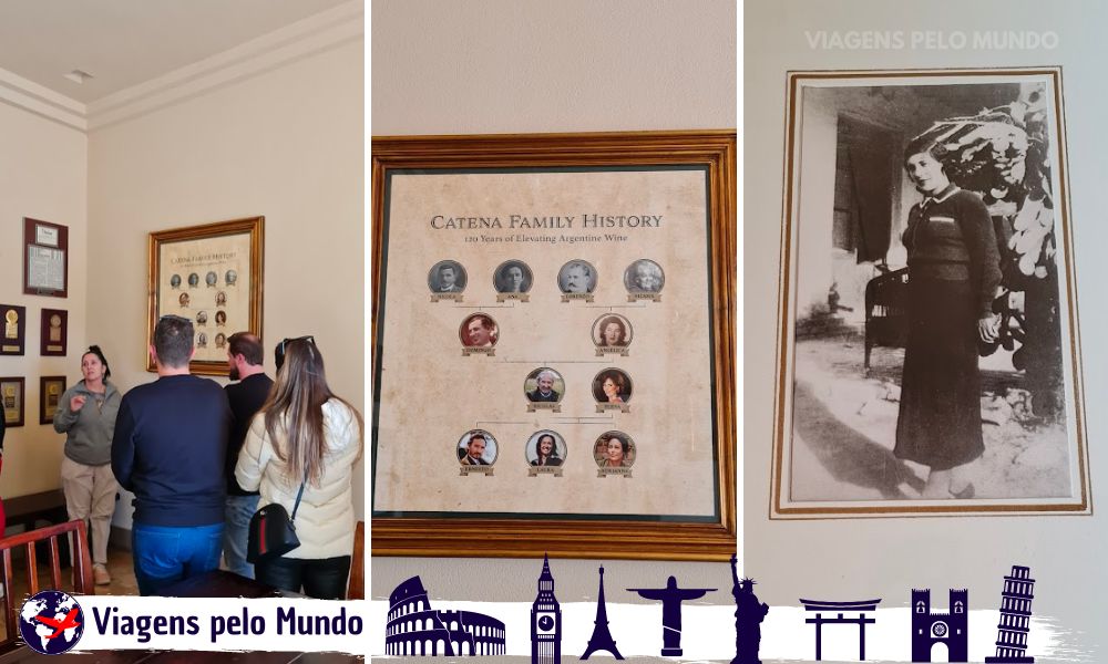 Visita guiada com apresentação da família Catena e Zapata