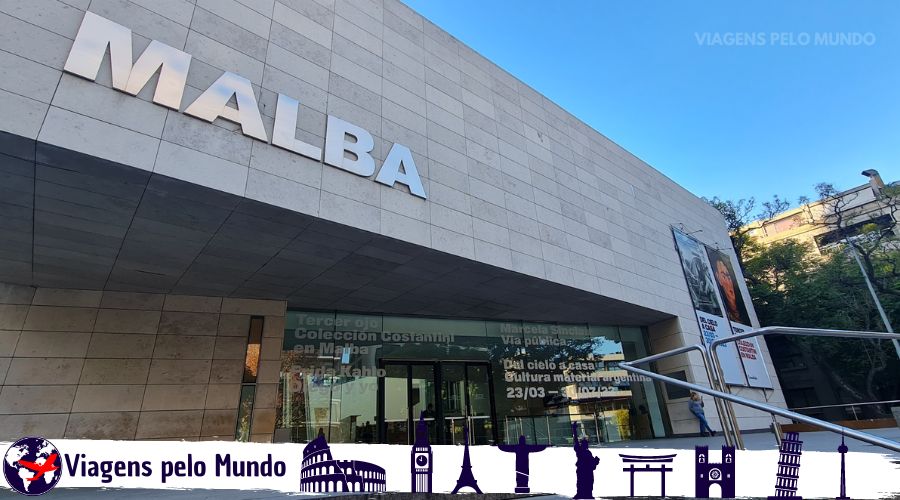 Entrada do Museu MALBA em Buenos Aires