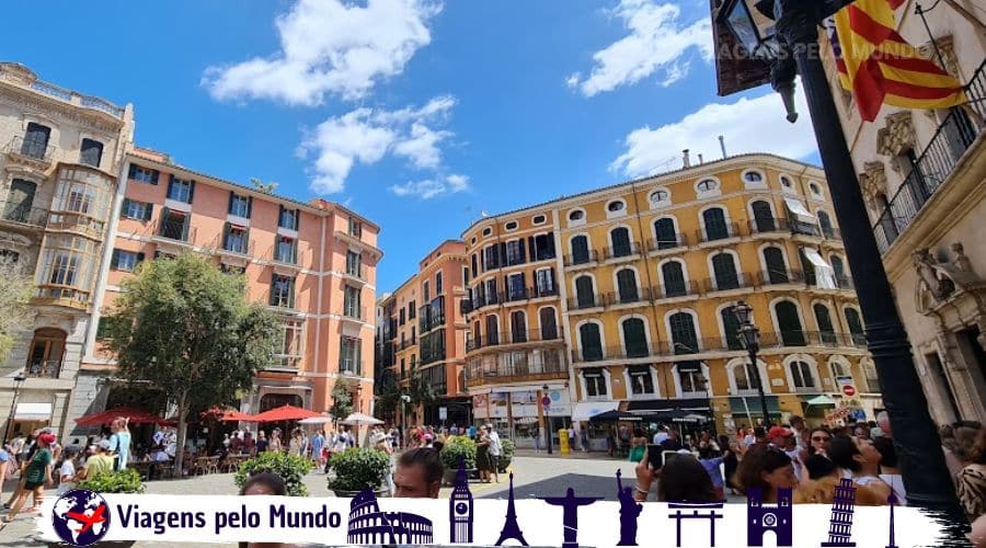 Plaza de Cort em Palma de Mallorca