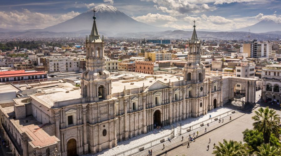 Catedral de Arequipa no Peru