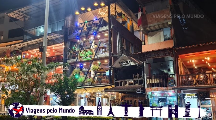 Bares e restaurantes em Machu Picchu Pueblo