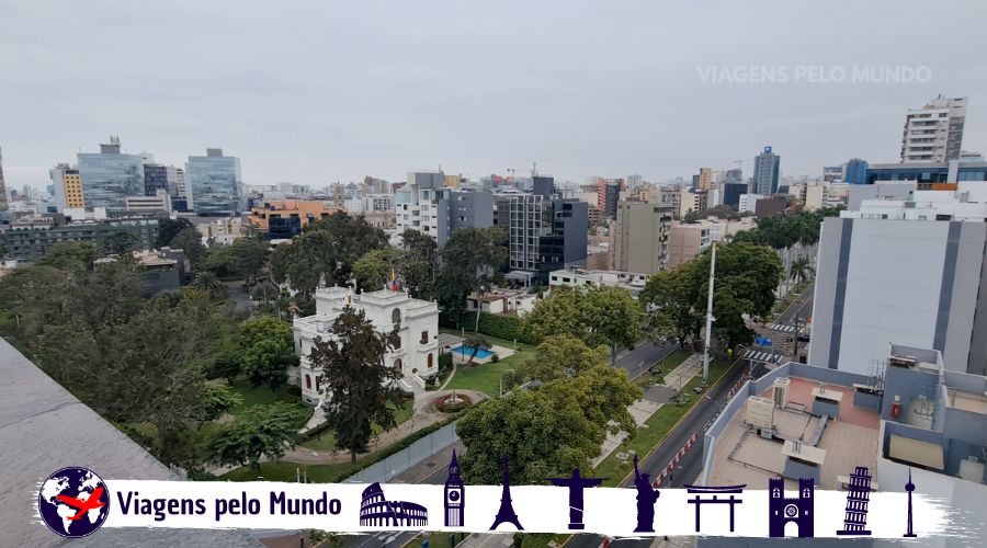 Vista do terraço de San Isidro no Hotel Hampton