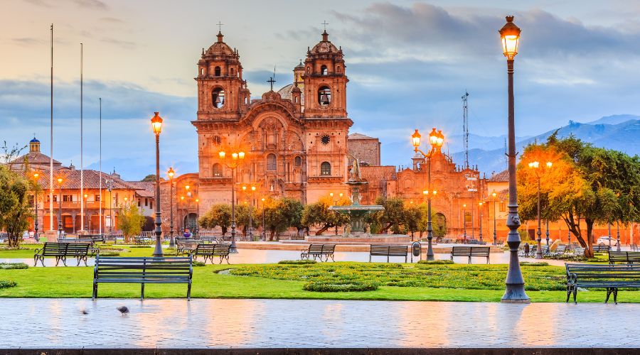 Cidade de cusco no Peru