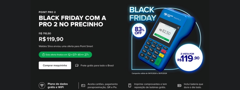 Banner promoção Mercado Pago Black Friday