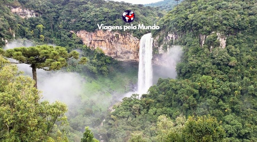 Cascata do Caracol em Canela, na Serra Gaúcha