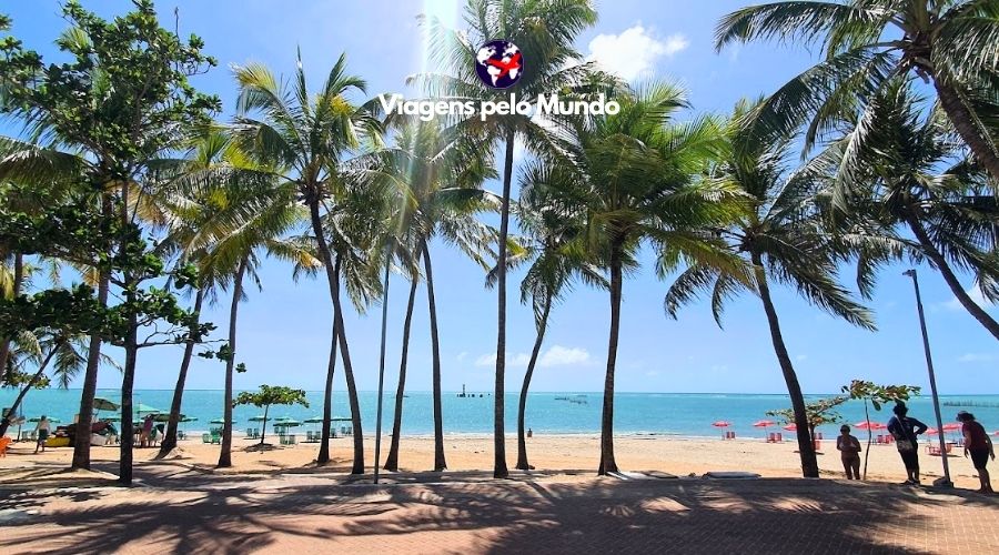 Praia de Pajuçara em Maceió