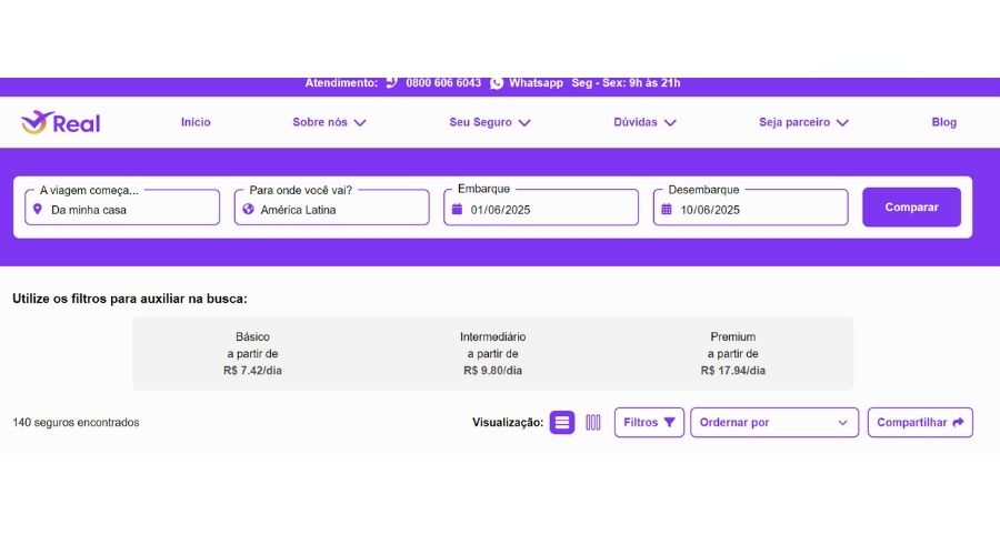 Plano de seguro viagem para Argentina mais barato.