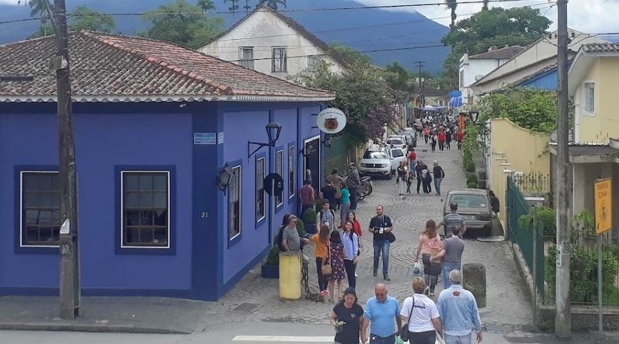 Centro histórico de Morretes no Paraná.