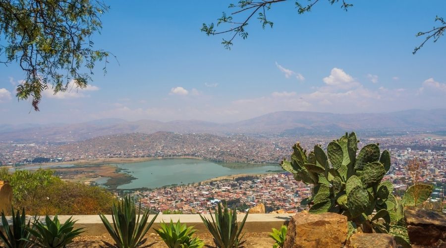 Cidade de Cochabamba na Bolívia.