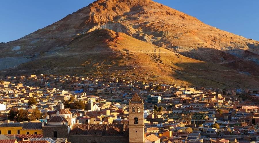 Cerro Rico em Potosí.