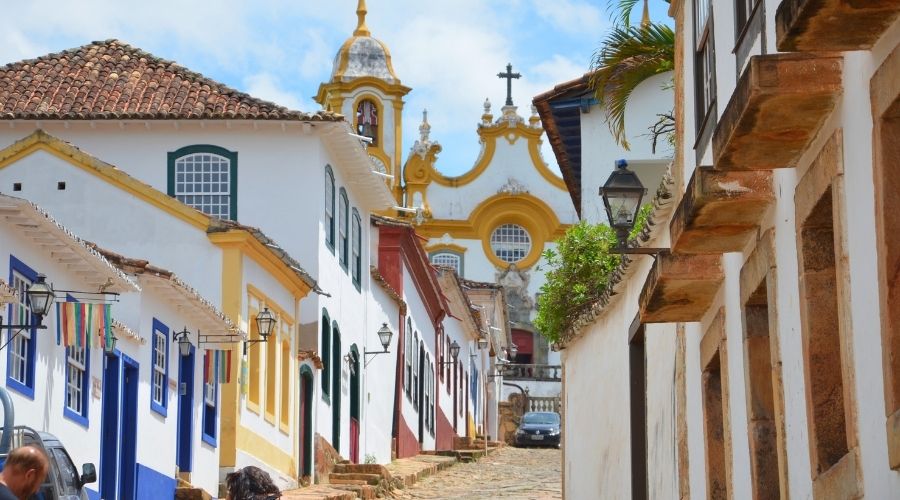 Ruas históricas de Ouro Preto.