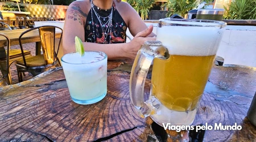 Chopp e Drink que tomamos em Santa Cruz.