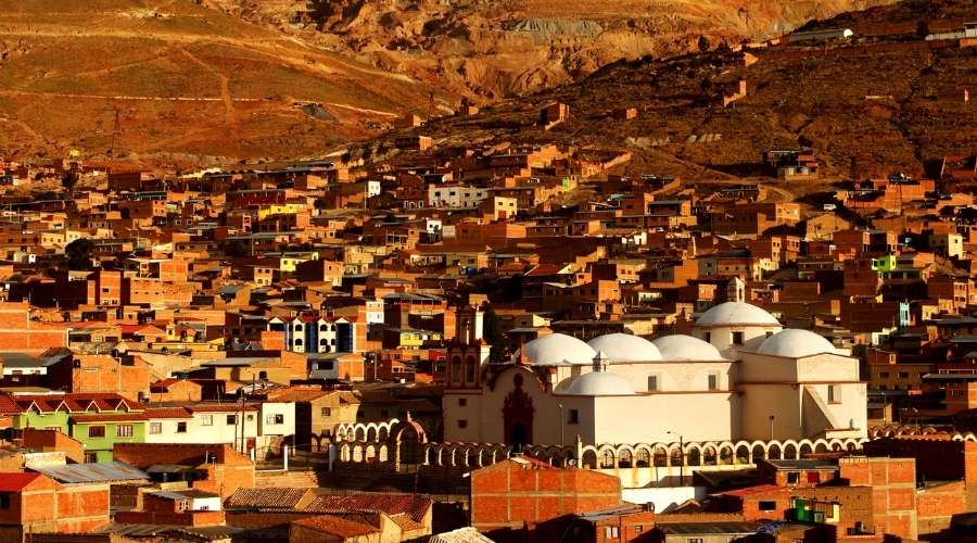 Cidade de Potosí na Bolívia.