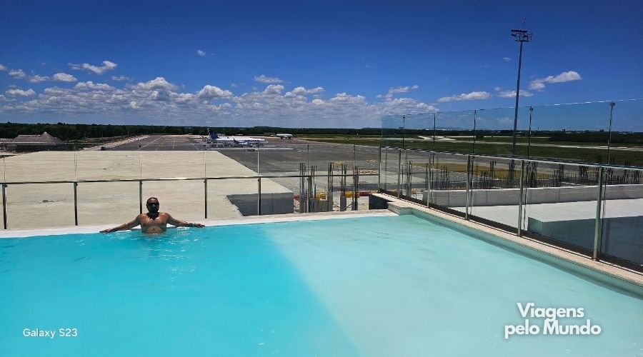 Piscina da Sala VIP de Punta Cana.